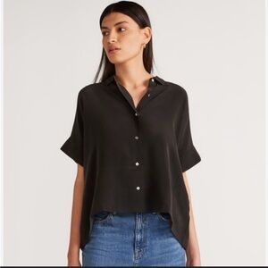 Everlane Black Button Down Shirt